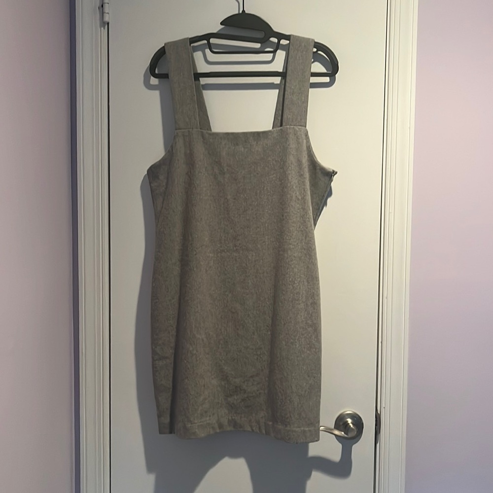Grey Straight-line Dress